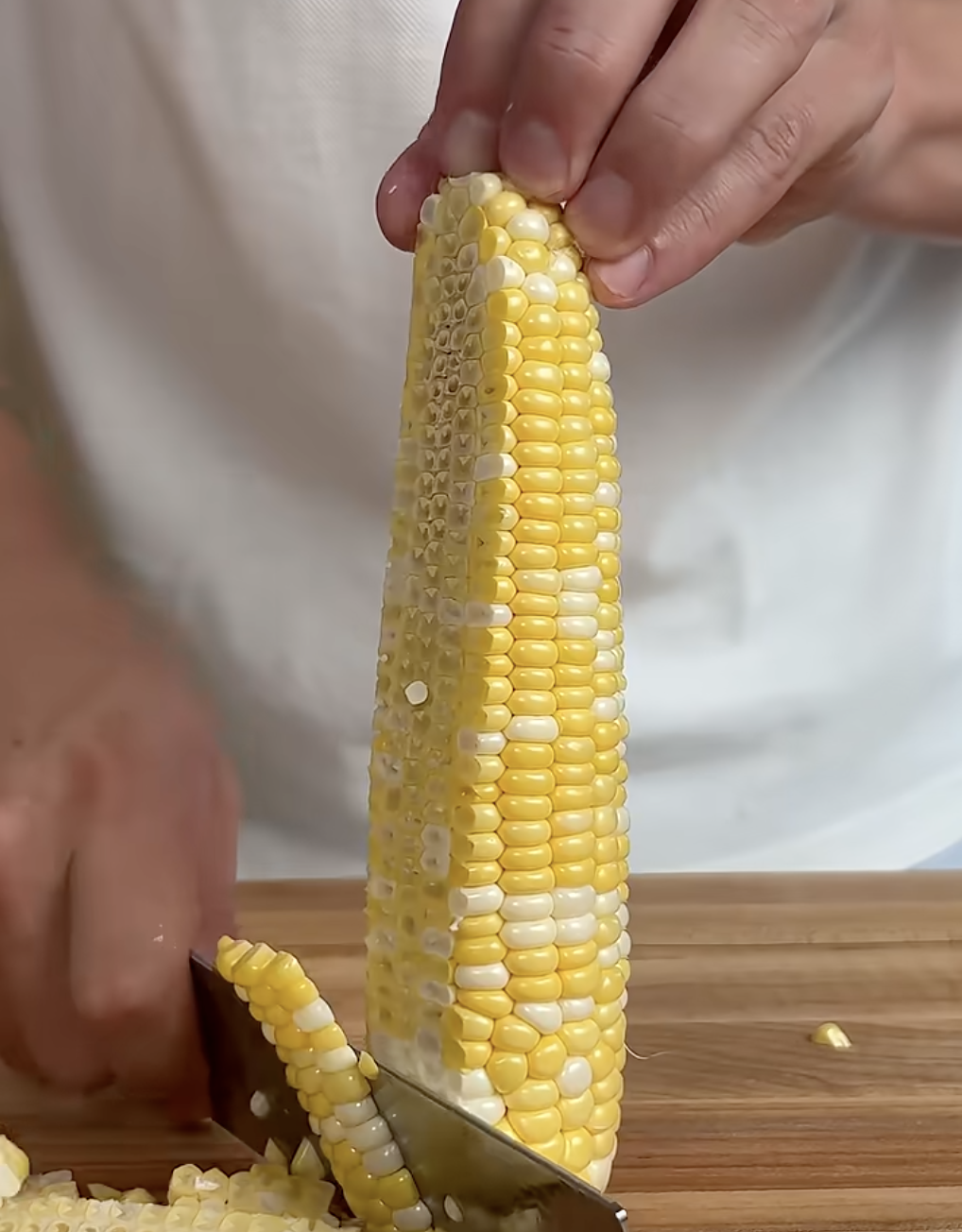 How To Cut Corn - Nick's Kitchen