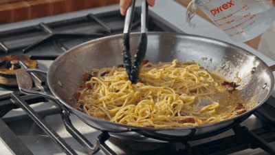 Traditional Pasta Carbonara with Pangrattato - Nick's Kitchen