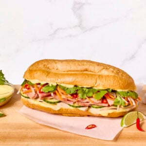 A banh mi sandwich.